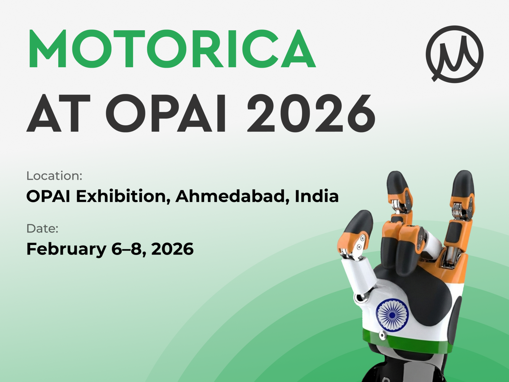We’re heading to OPAI 2026 in Ahmedabad — and we’d love to see you there!